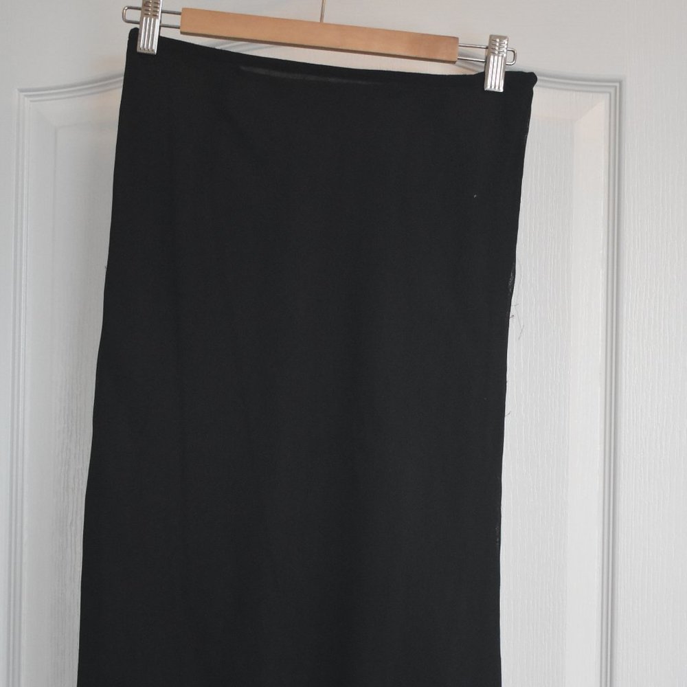 Adeco2 by Philippe Adec - Sheer Black Skirt - Size 8